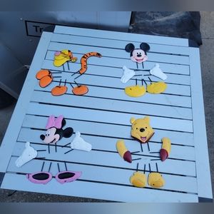 Halloween Pumpkin decorating set , Minnie, Mickey, Tigger and Pooh.